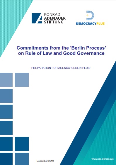 Commitments from the ‘Berlin Process’ on Rule of Law and Good Governance
