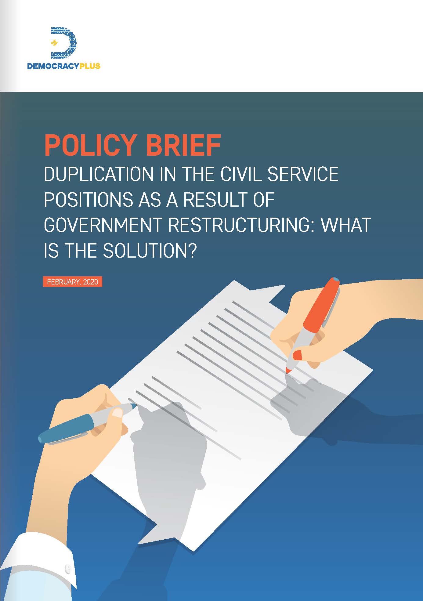 Policy brief duplication in the civil service positions as a result of government restructuring: what is the solution?