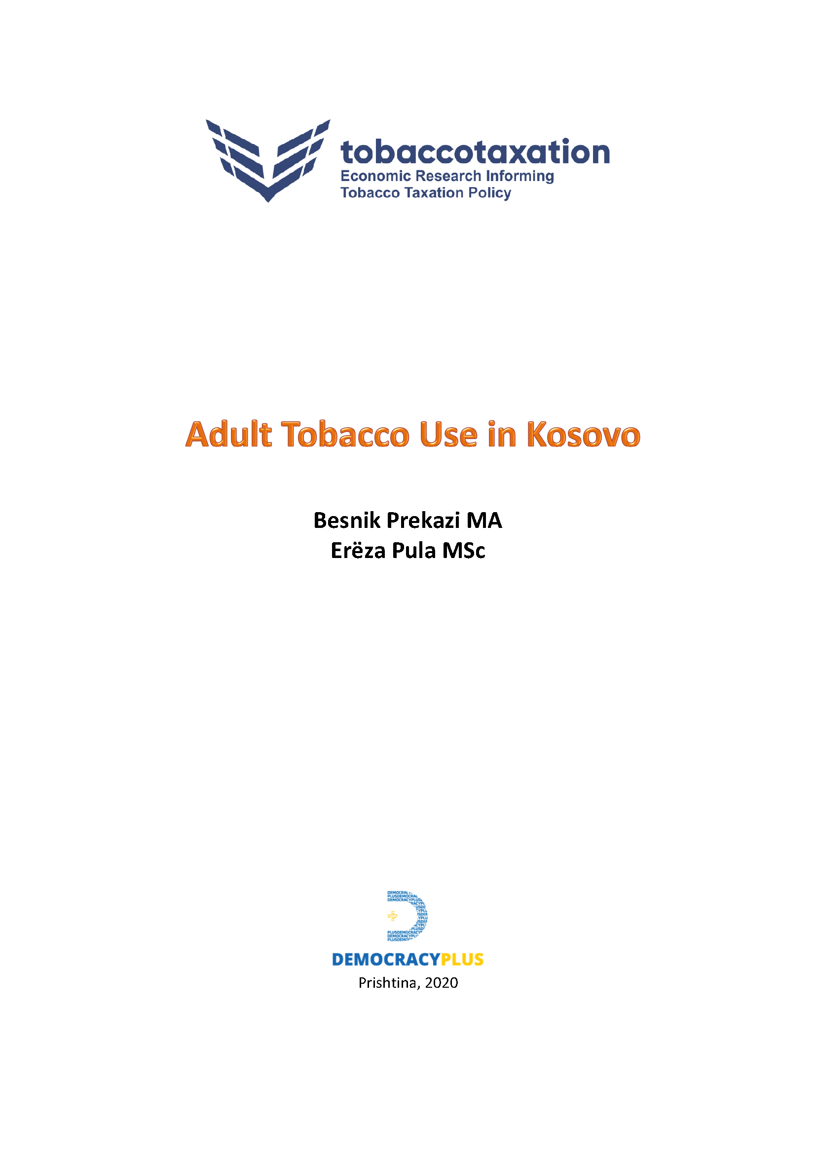 Adult Tobacco Use in Kosovo