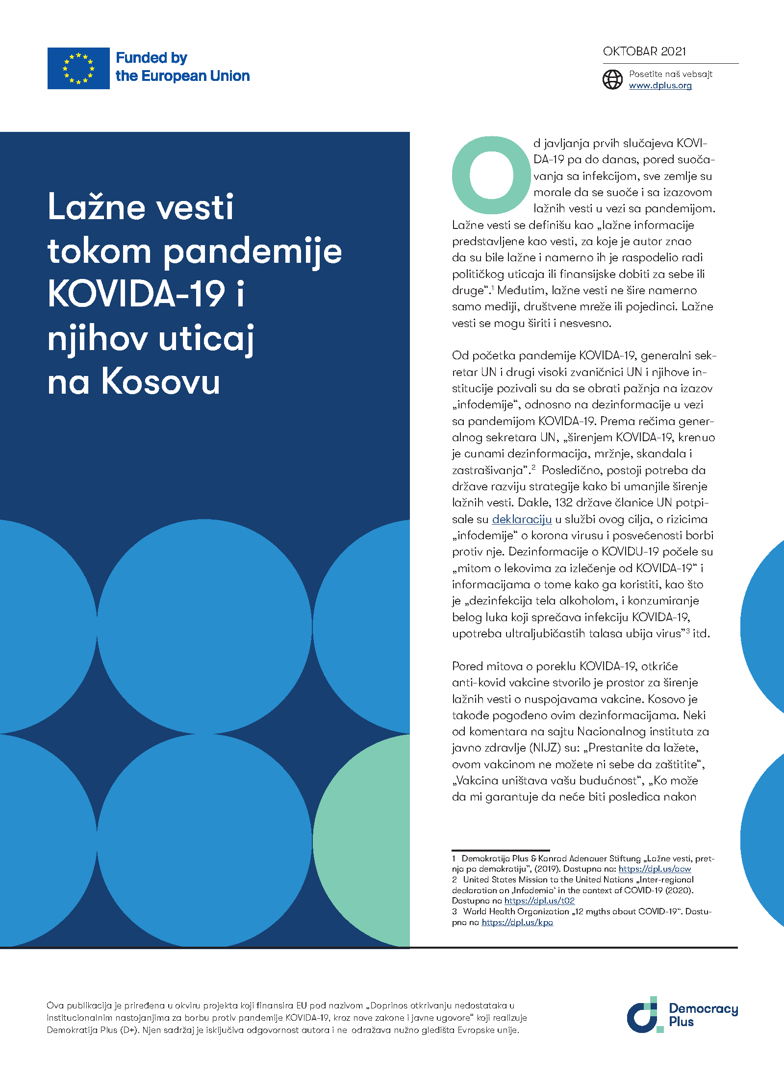 Lažne vesti tokom pandemije KOVIDA-19 i njihov uticaj na Kosovu