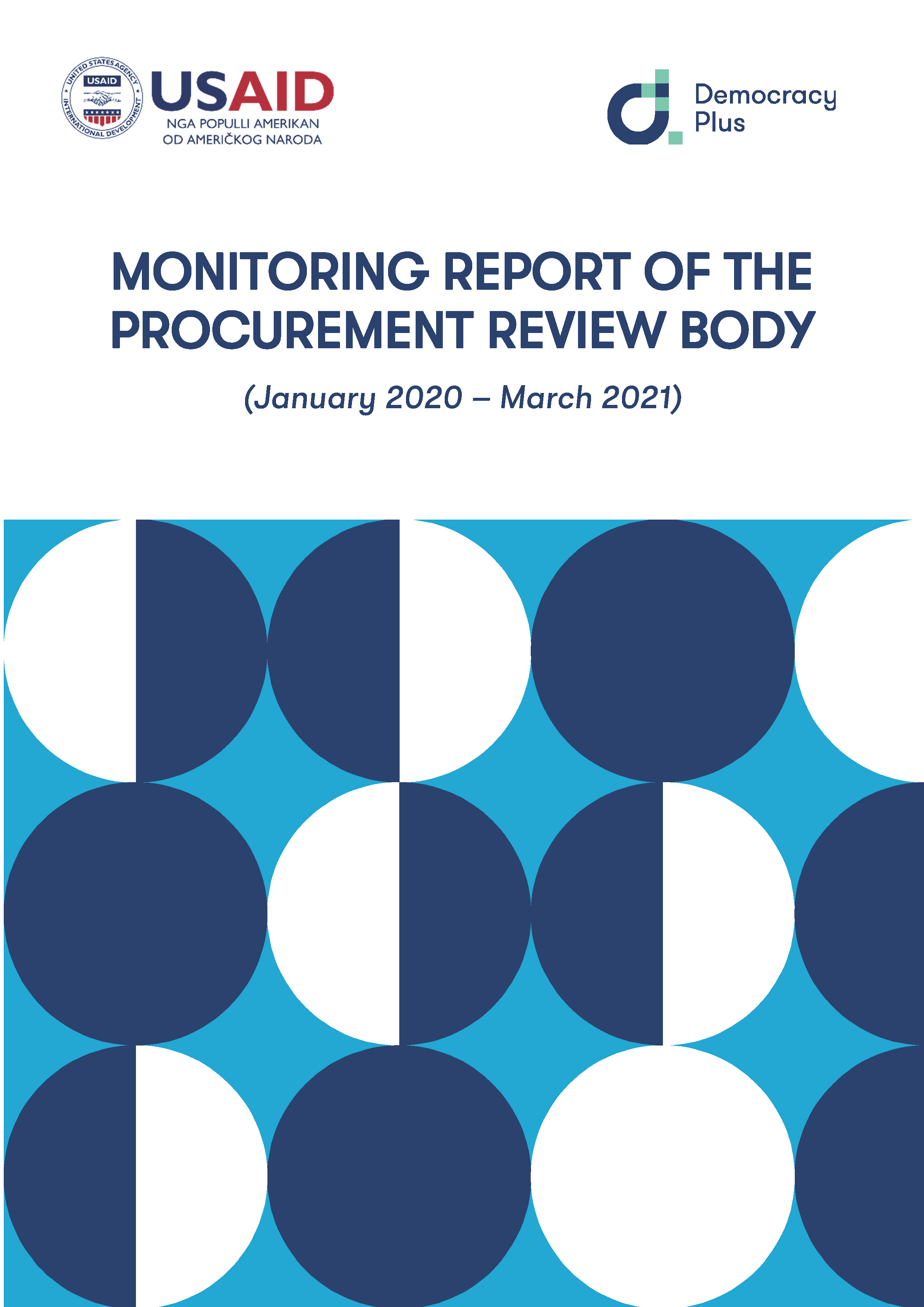 MONITORING REPORT OF THE PROCUREMENT REVIEW BODY (January 2020 – March 2021)