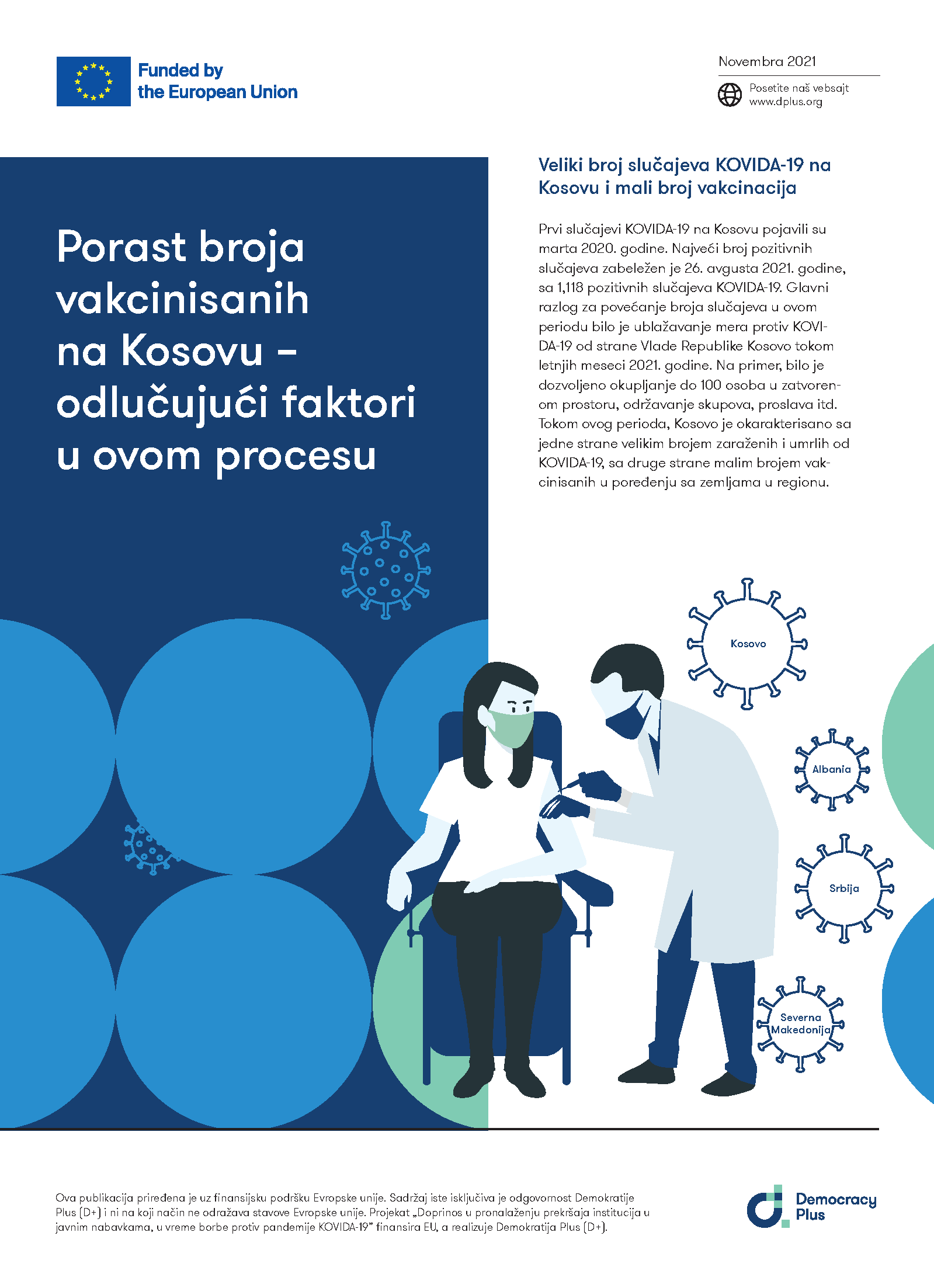 Porast broja vakcinisanih na Kosovu – odlučujući faktori u ovom procesu