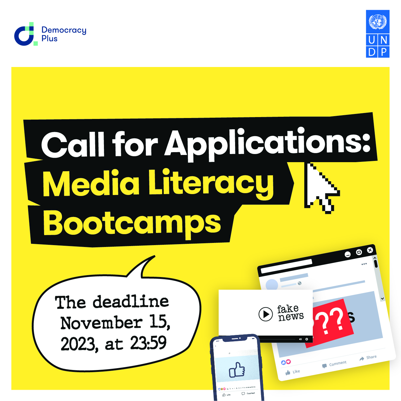 Call for Applications: Media Literacy Bootcamps